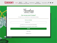 Tablet Screenshot of gordonsgin.com